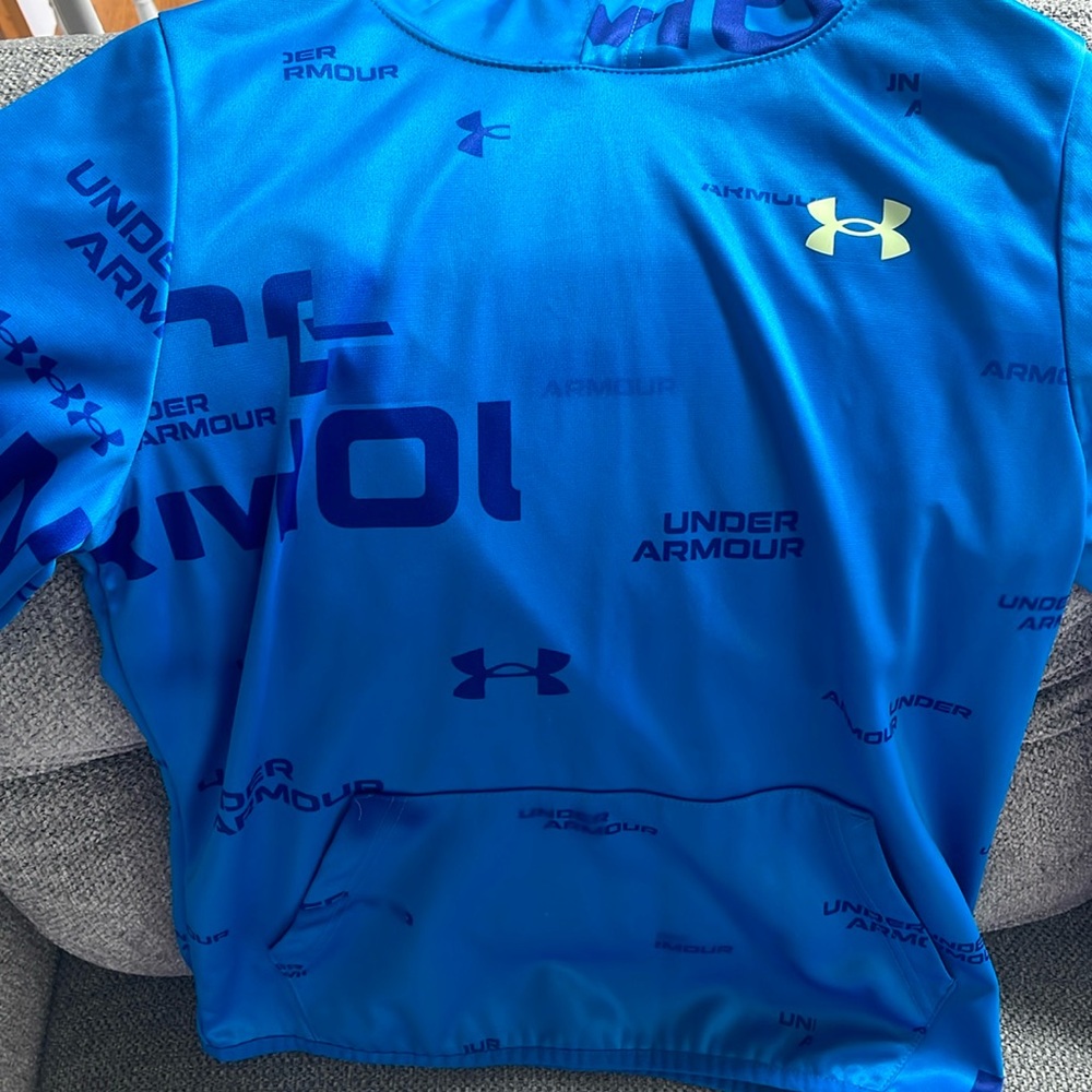 UNDER ARMOUR BLUE HOODIE